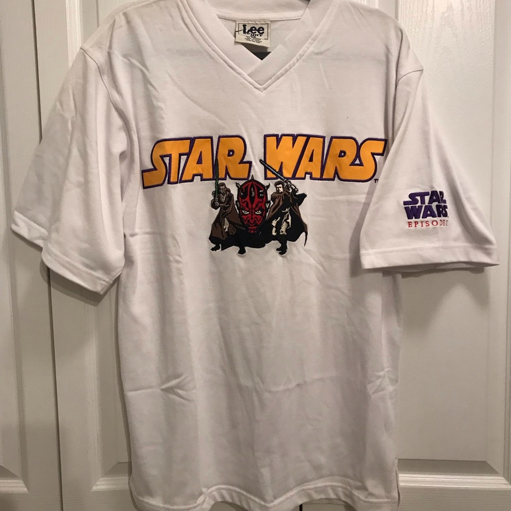 RARE Vintage Lee Sport Star Wars Episode 1 Shirt